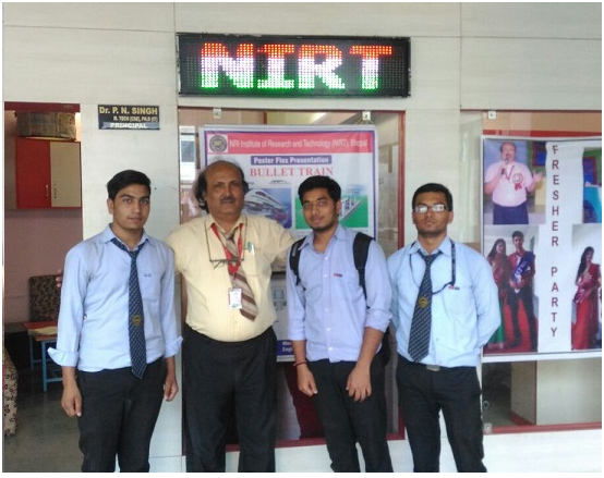 Moving Message Display Device - Best Engineering College - NIRT