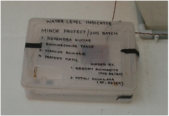 Water Level Indicator - Best Engineering College - NIRT